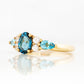 Ariana, a Topaz and White Sapphire Ring