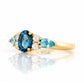 Ariana, a Topaz and White Sapphire Ring - Victoria's Jewellery