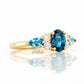 Ariana, a Topaz and White Sapphire Ring - Victoria's Jewellery