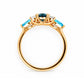 Ariana, a Topaz and White Sapphire Ring - Victoria's Jewellery