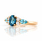 Ariana, a Topaz and White Sapphire Ring - Victoria's Jewellery