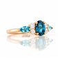 Ariana, a Topaz and White Sapphire Ring - Victoria's Jewellery
