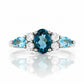 Ariana, a Topaz and White Sapphire Ring - Victoria's Jewellery