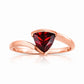 Cali, Trillion cut Garnet Ring - Victoria's Jewellery