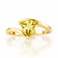 Cali, a Trillion cut Lemon Quartz Ring - Victoria's Jewellery