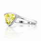 Cali, a Trillion cut Lemon Quartz Ring - Victoria's Jewellery