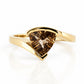 Cali, a Trillion cut Smoky Quartz Ring - Victoria's Jewellery
