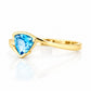 Cali, a Trillion cut Swiss Blue Topaz Ring - Victoria's Jewellery