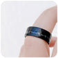 Black Tungsten and Meteorite Mens Wedding Ring - Victoria's Jewellery