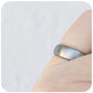 Silver Brushed Tungsten Mens Wedding Ring - Victoria's Jewellery