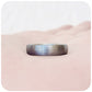 Silver Brushed Tungsten Mens Wedding Ring - Victoria's Jewellery