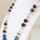 Rosewood, Lapis Lazuli and Crystal Necklace - Victoria's Jewellery