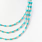 Silver Hematite and Turquoise Necklace - Victoria's Jewellery