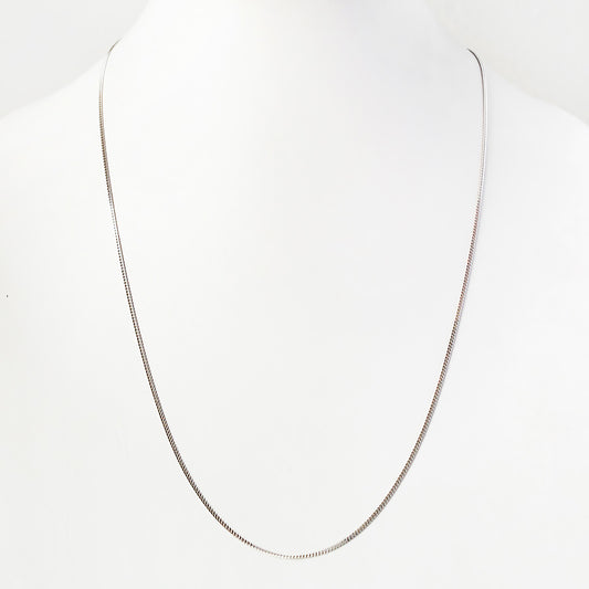 White Gold Curb Chain - Victoria's Jewellery