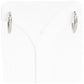 White Gold Huggie Hoop Earrings - Victoria's Jewellery