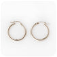White Gold Hoop Earrings - Victoria's Jewellery