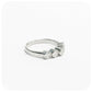 Brilliant cut Moissanite Half Eternity Wedding or Anniversary Ring - Victoria's Jewellery