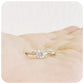 The 6 Claw Brilliant cut Diamond Ring - 0.50ct