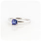 Cushion cut Tanzanite Solitaire Ring - December Birthstone - Victoria's Jewellery