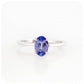 Oval cut Tanzanite Solitaire Ring - Victoria's Jewellery