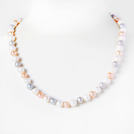 6.5-8mm Natural Fresh Water Pearl Necklace