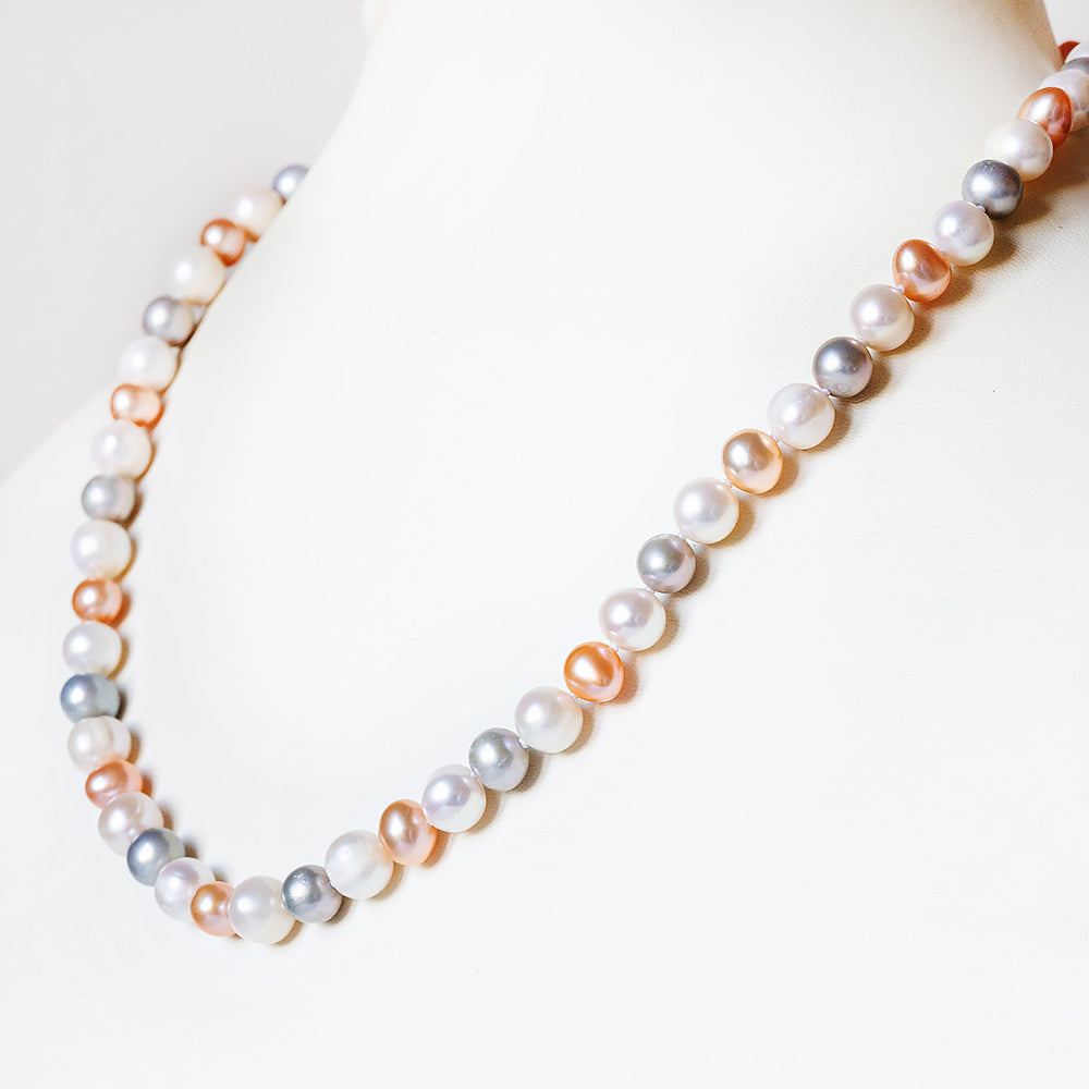6.5-8mm Natural Fresh Water Pearl Necklace