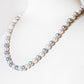 7-8mm White and Grey Fresh Water Pearl Necklace