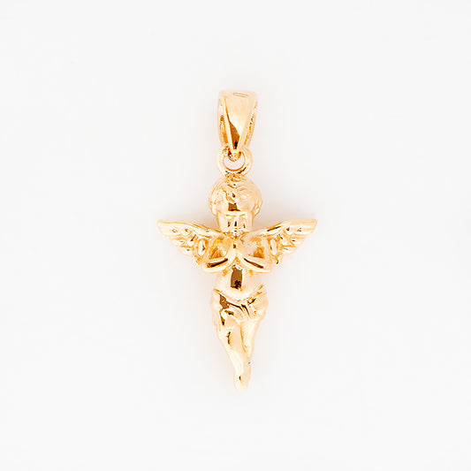 Yellow Gold Angel Pendant