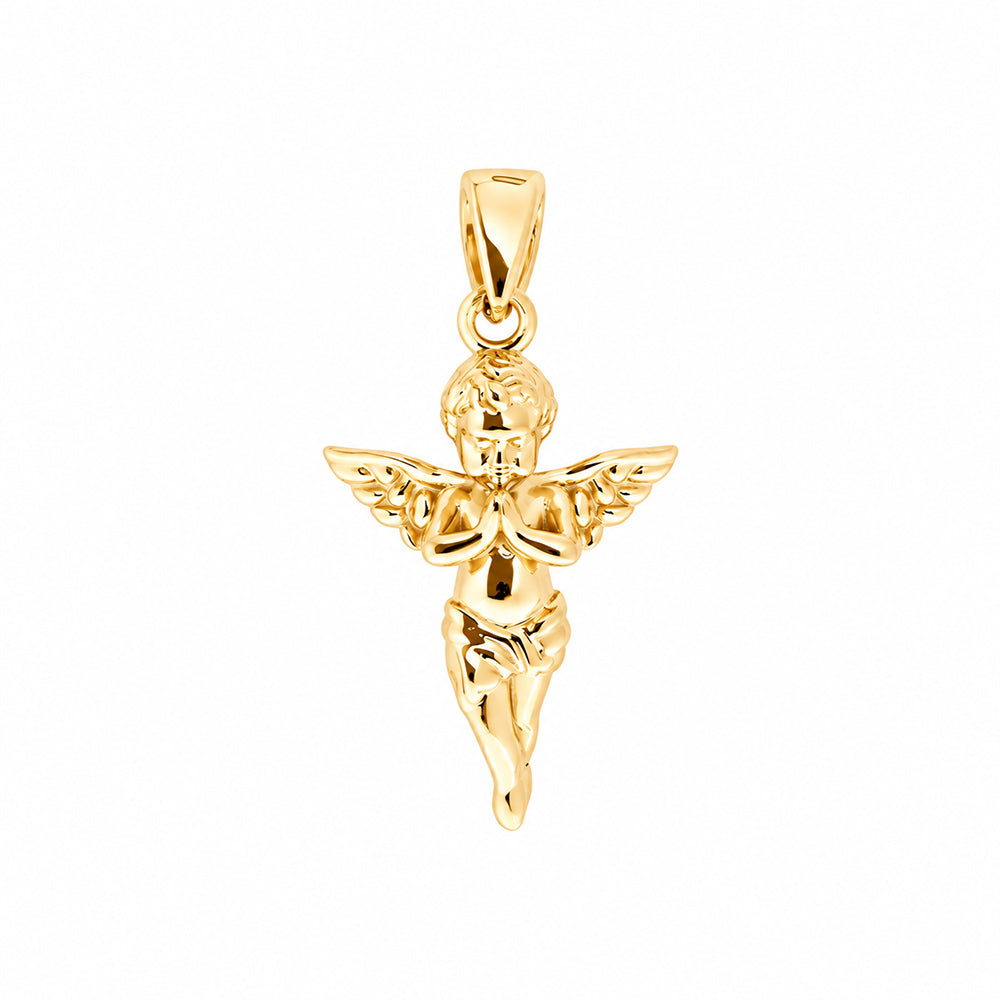 Yellow Gold Angel Pendant