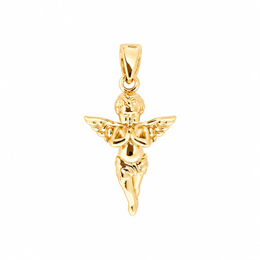 Yellow Gold Angel Pendant