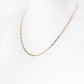 9k Yellow Gold Baby Paper Clip Chain - Victoria's Jewellery