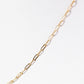9k Yellow Gold Baby Paper Clip Chain - Victoria's Jewellery