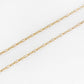 9k Yellow Gold Baby Paper Clip Chain - Victoria's Jewellery