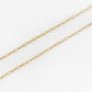 9k Yellow Gold Baby Paper Clip Bracelet - Victoria's Jewellery