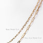 9k Yellow Gold Paper Clip Chain - Victoria's Jewellery