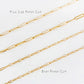 9k Yellow Gold Baby Paper Clip Bracelet - Victoria's Jewellery