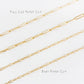 9k Yellow Gold Paper Clip Chain - Victoria's Jewellery