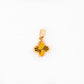 Yellow Gold Clover Pendant