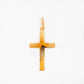 Yellow Gold Detailed Cross Pendant