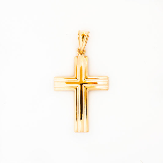 Yellow Gold Cross Pendant