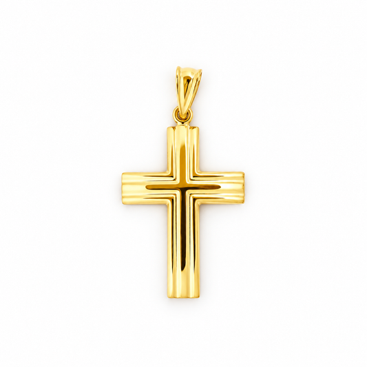Yellow Gold Cross Pendant
