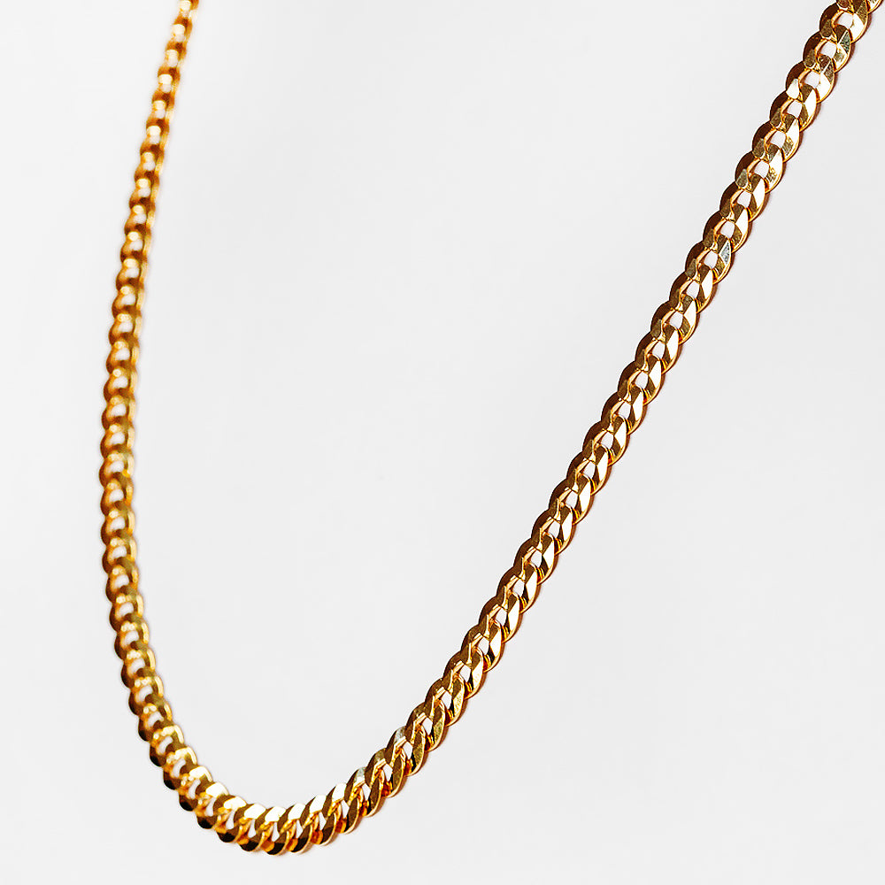 Yellow Gold Curb Chain - 5.9mm - Victoria's Jewellery