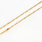 Figaro Chain in Yellow Gold - 45cm