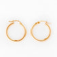 9k Yellow Gold Hoop Earrings - 15mm - Victoria's Jewellery