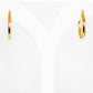 9k Yellow Gold Hoop Earring - 20mm - Victoria's Jewellery