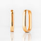 The Tube, 9k Yellow Gold Huggie Earrings - Victoria's Jewellery