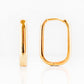 The Tube, 9k Yellow Gold Huggie Earrings - Victoria's Jewellery