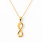 Infinity Pendant in Yellow Gold