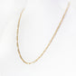 9k Yellow Gold Paper Clip Chain - Victoria's Jewellery