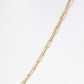 9k Yellow Gold Paper Clip Chain - Victoria's Jewellery